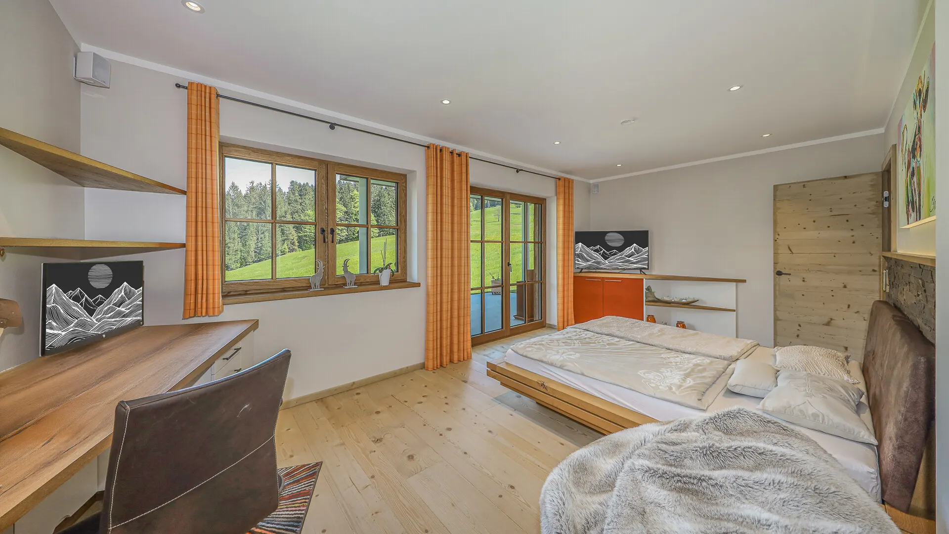 KITZIMMO-Luxusvilla mit Kaiserblick in Alleinlage kaufen - Immobilien Scheffau.-30