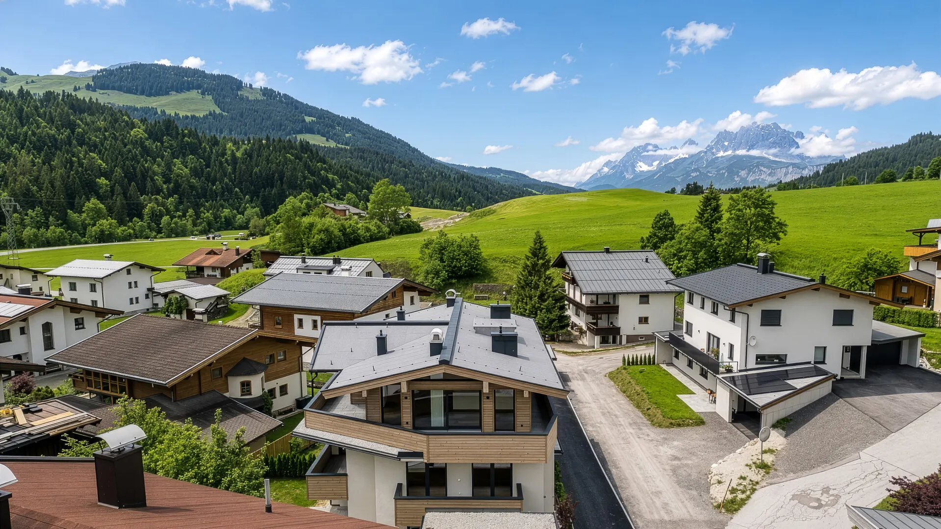 KITZIMMO-hochwertige Wohnung mit Bergblick - Immobilien Fieberbrunn.