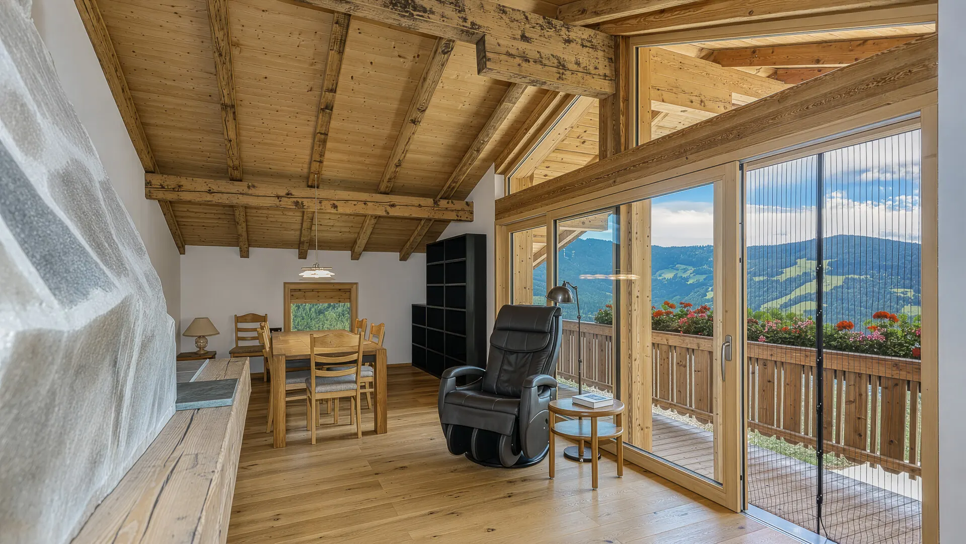KITZIMMO-Penthouse mit Freizeitwohnsitz in einem Bauernhaus in Alleinlage - Immobilien Westendorf.