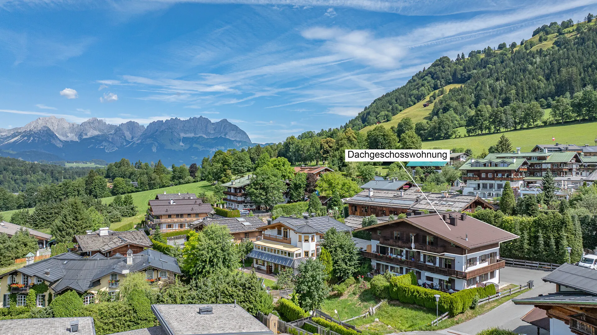 Exklusive Dachgeschosswohnung am Sonnberg mit Blick über Kitzbühel - KITZIMMO