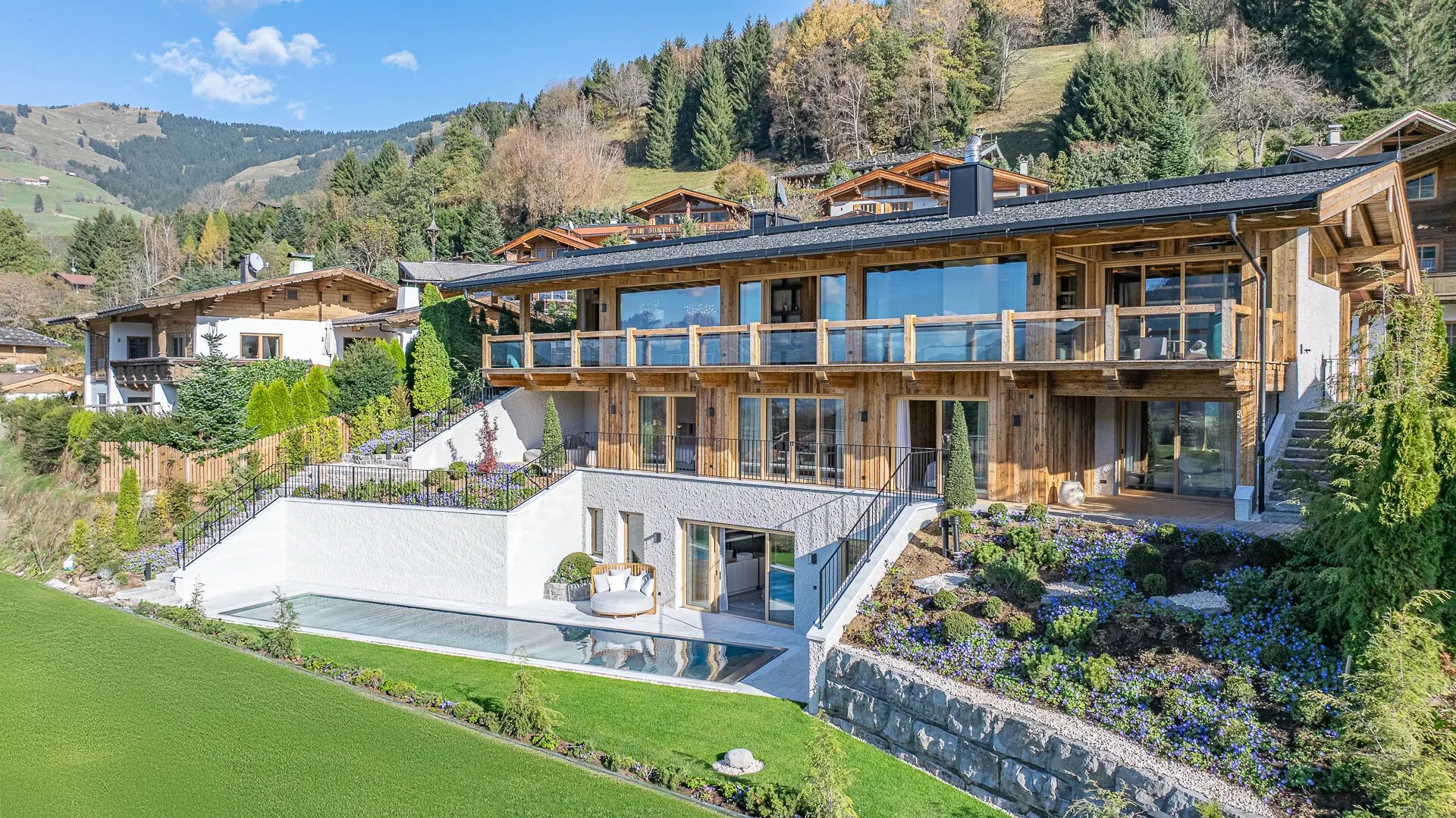 KITZIMMO-Luxusvilla in Toplage kaufen - Immobilien Aurach Kitzbühel.-4