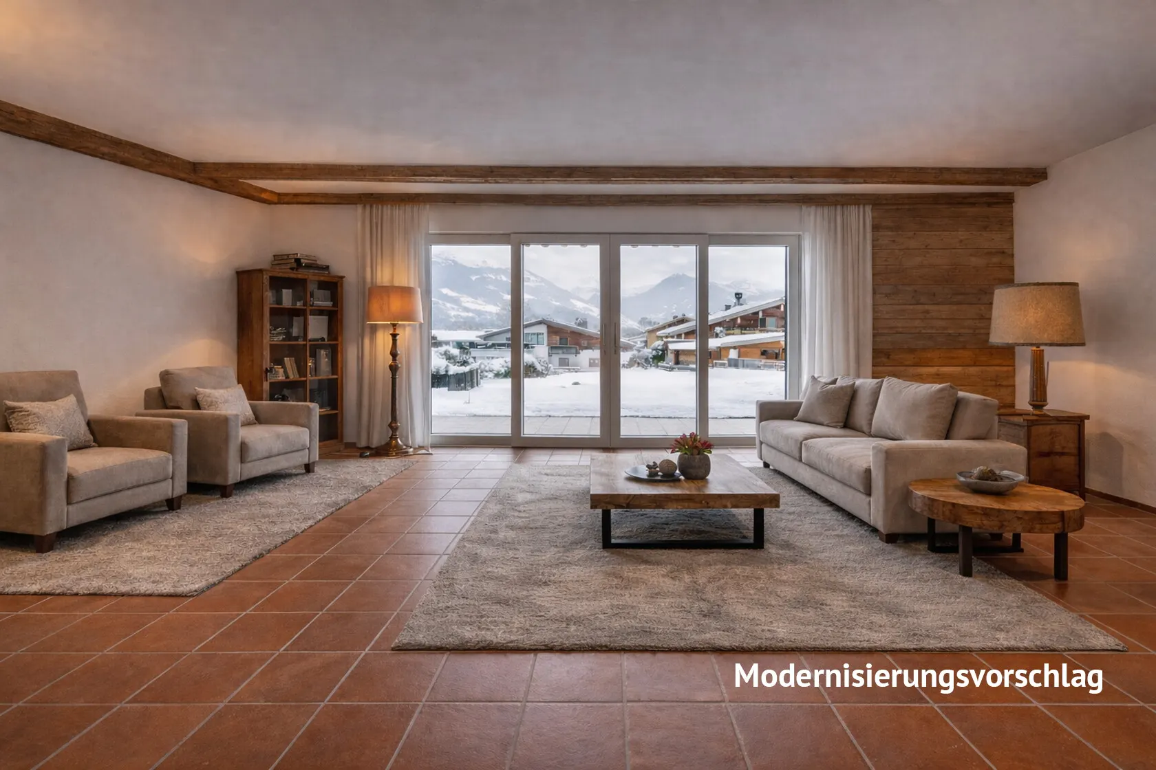 KITZIMMO-Domizil mit Potenzial in zentrumsnaher Ruhelage - Ski Out - Immobilien Kitzbühel.