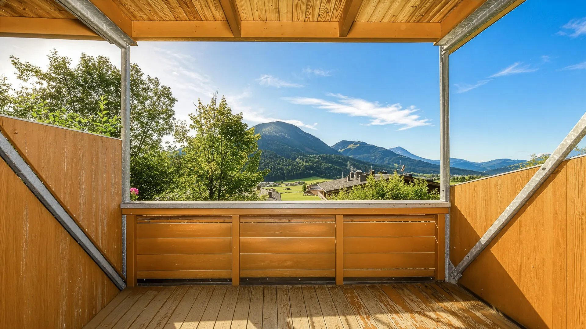 KITZIMMO-Wohnung in Ruhelage am Sonnberg mit schönem Ausblick - Immobilien Kirchberg.