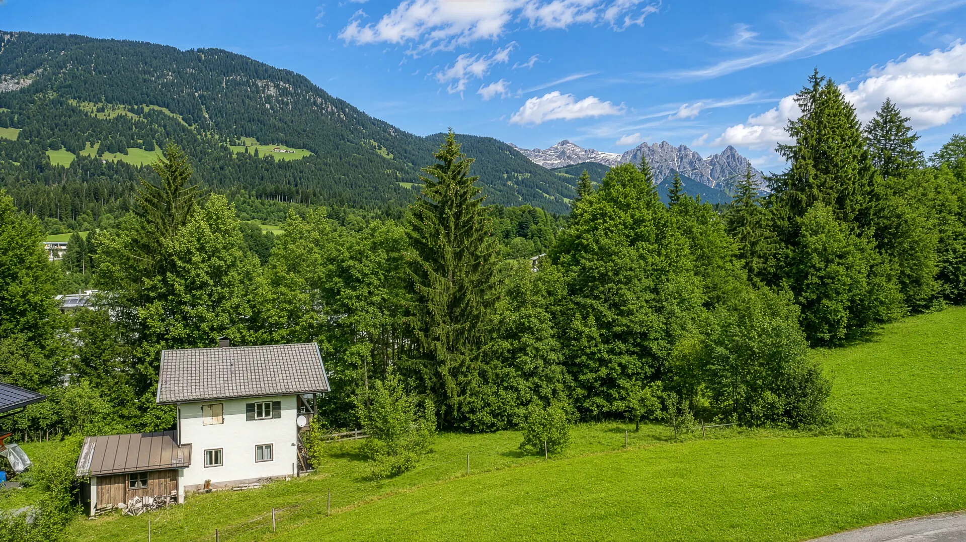 KITZIMMO-Baugrundstück mit Altbestand in Toplage kaufen - Immobilien Fieberbrunn.