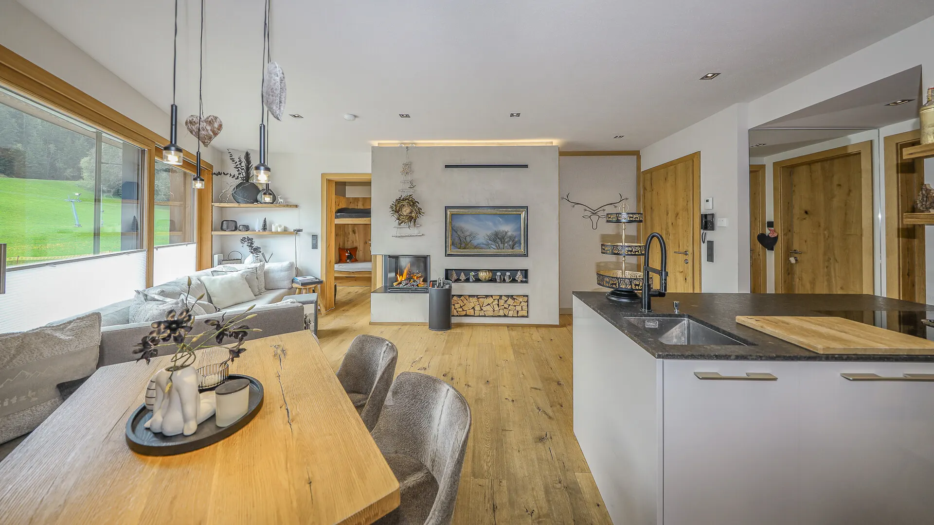 KITZIMMO-Exklusives Ski in / Ski out Apartment in zentraler Lage - Immobilien Kirchberg.