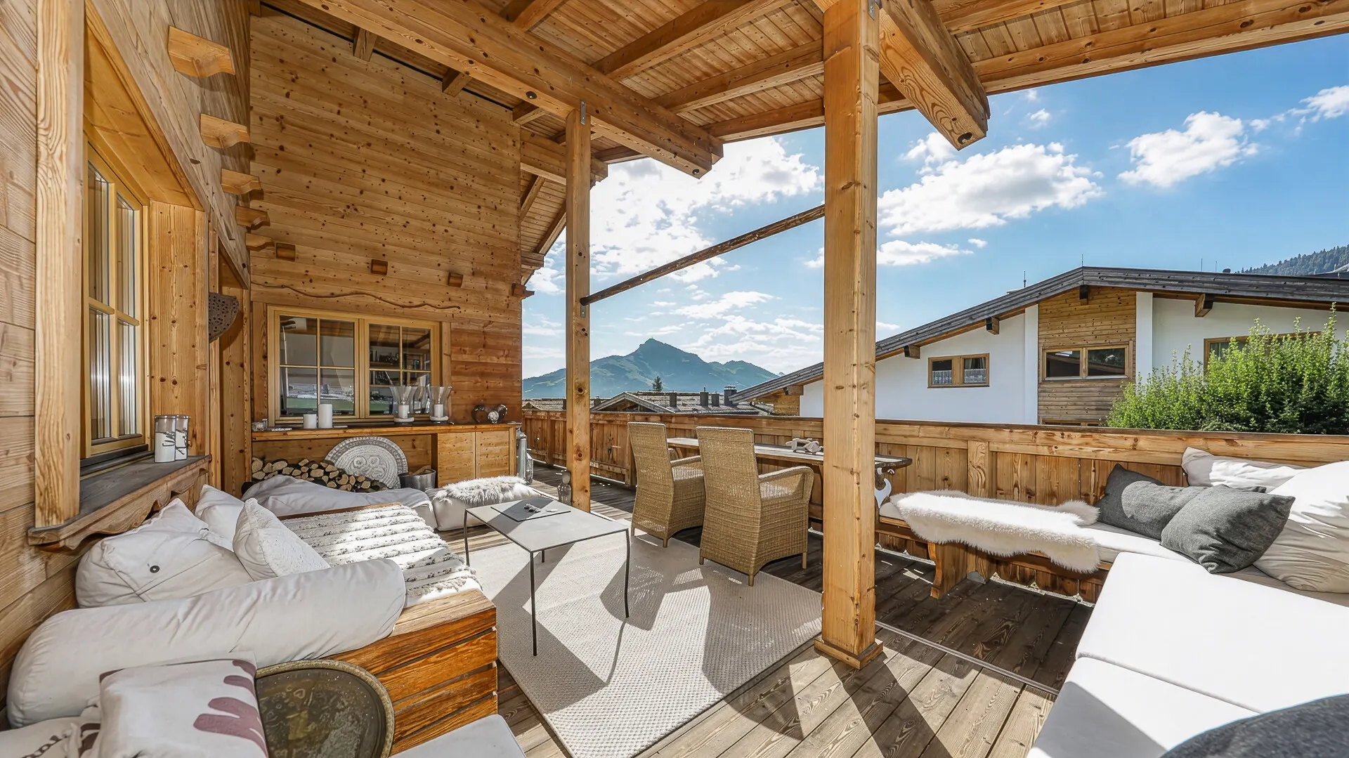 KITZIMMO-Penthouse in sonniger Ruhelage am Fuße des Wilden Kaiser - Immobilien Going.