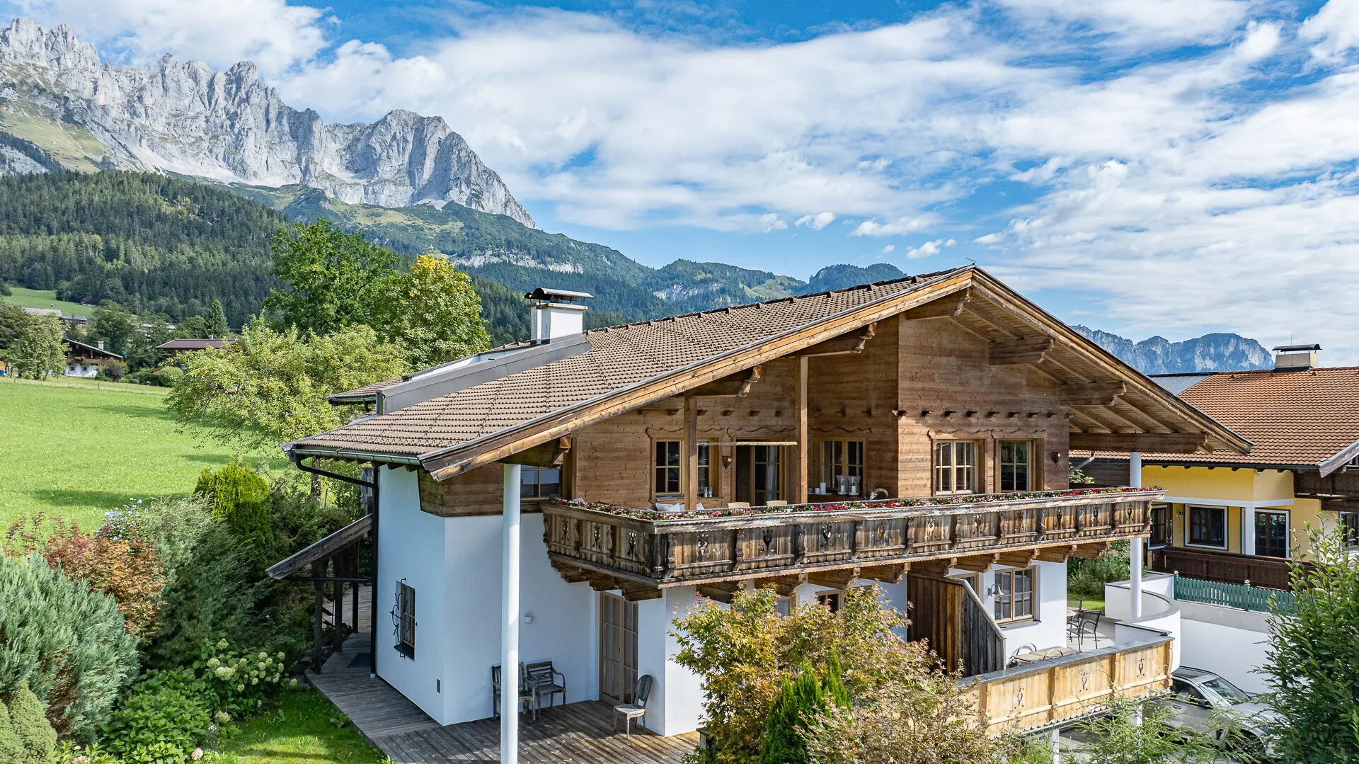 KITZIMMO-Penthouse in sonniger Ruhelage am Fuße des Wilden Kaiser - Immobilien Going.