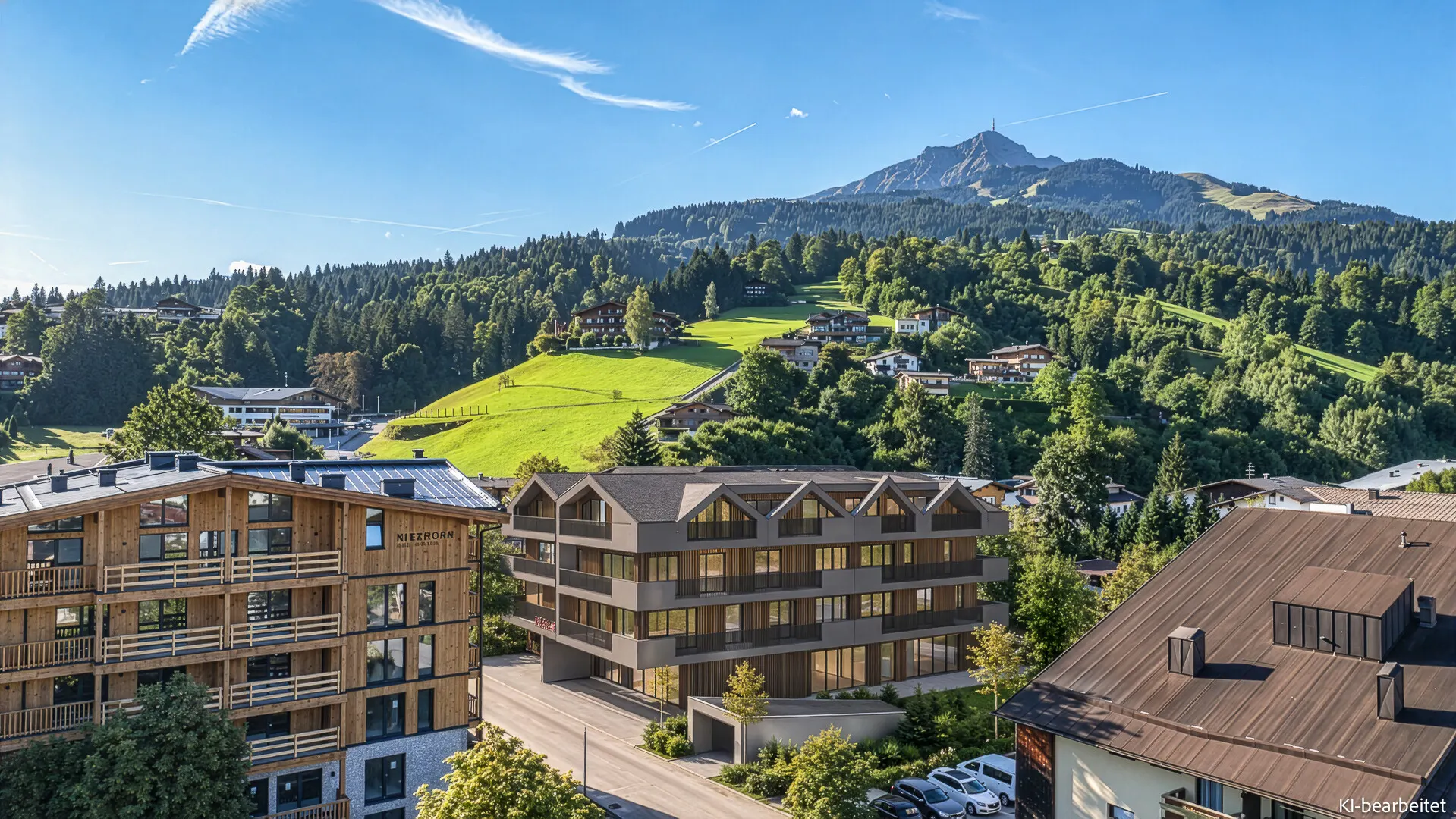 KITZIMMO-Baugrund in zentraler Toplage mit Apparthotel Projektierung - Immobilien St. Johann.