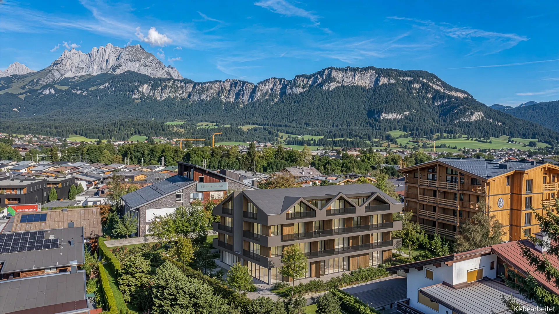 KITZIMMO-Baugrund in zentraler Toplage mit Apparthotel Projektierung - Immobilien St. Johann.
