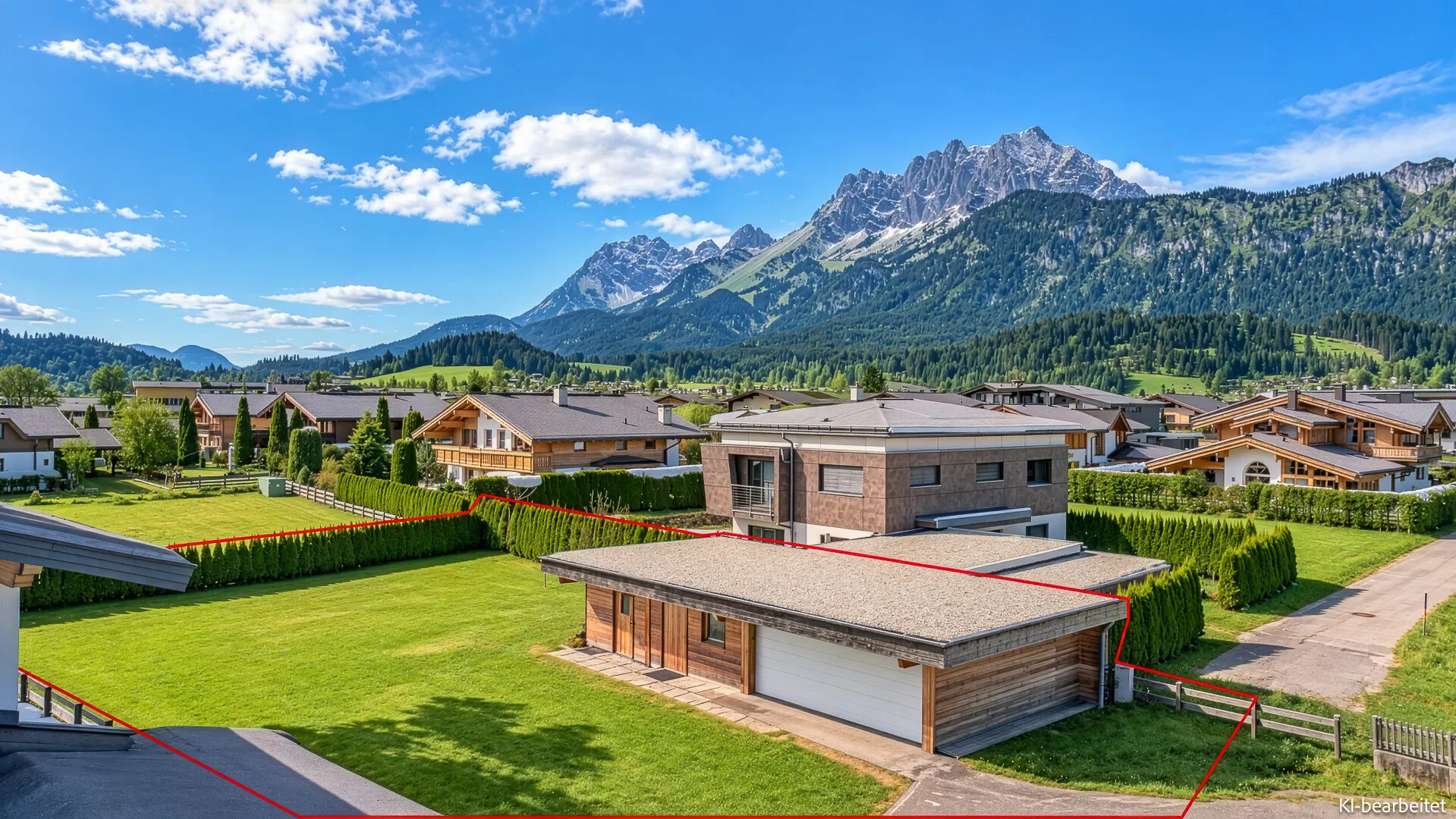 KITZIMMO-Grundstück mit Baugenehmigung für eine Luxusvilla - Immobilien St. Johann.-9