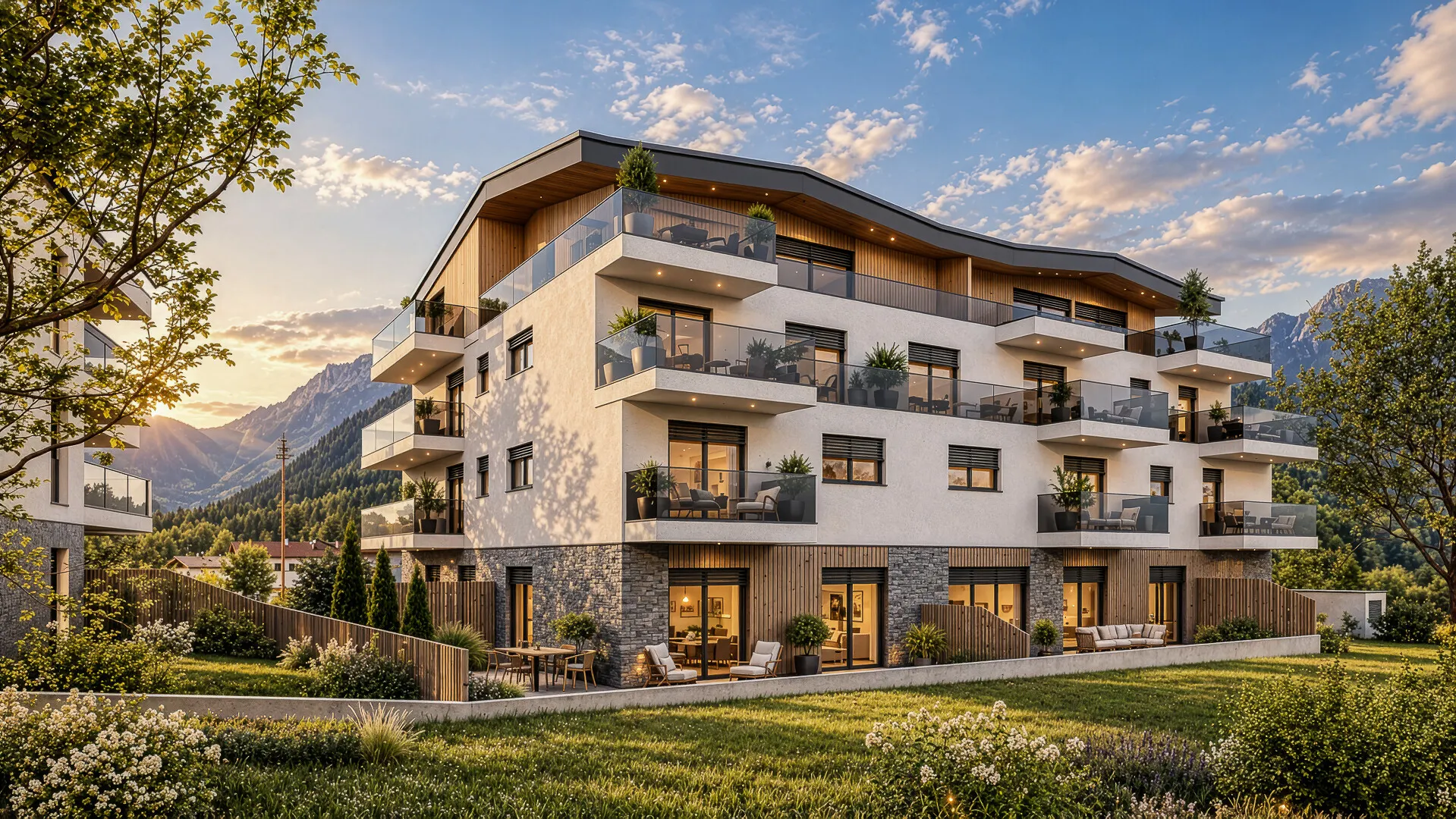 KITZIMMO-Grundstück mit Baugenehmigung für 15 Wohnungen & 1 Geschäft - Immobilien St. Ulrich.