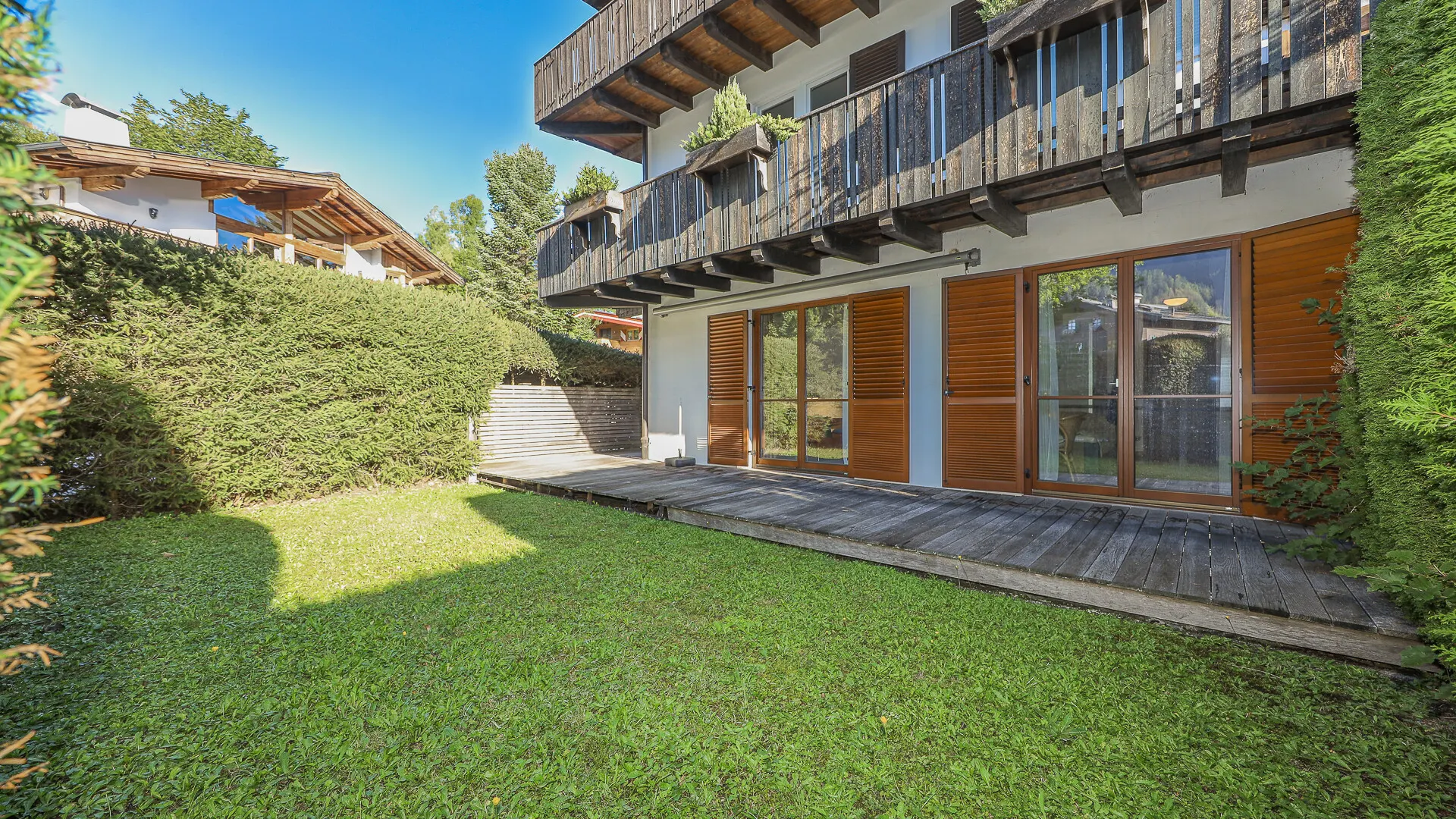 KITZIMMO-Gartenwohnung mit Freizeitwohnsitz in zentraler Ruhelage kaufen - Immobilien Kitzbühel.