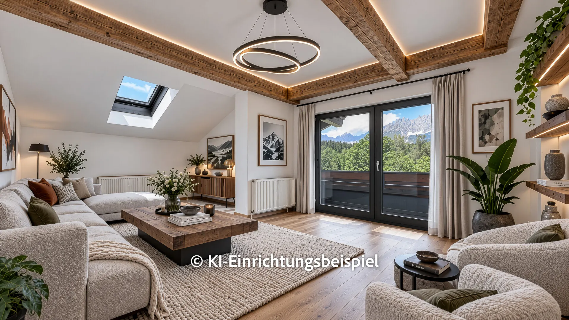KITZIMMO-Dachgeschosswohnung in Ruhelage mit Kaiserblick kaufen - Immobilien Oberndorf.