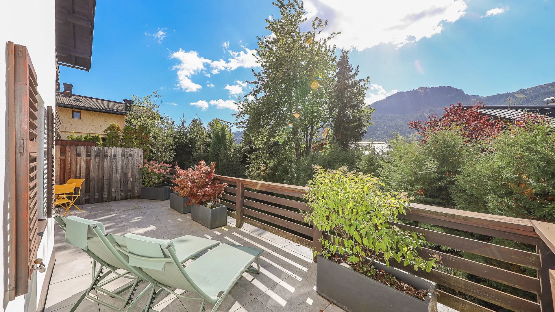 KITZIMMO-Terrassenwohnung in Toplage auf der Sonnseite - Immobilien Kitzbühel.