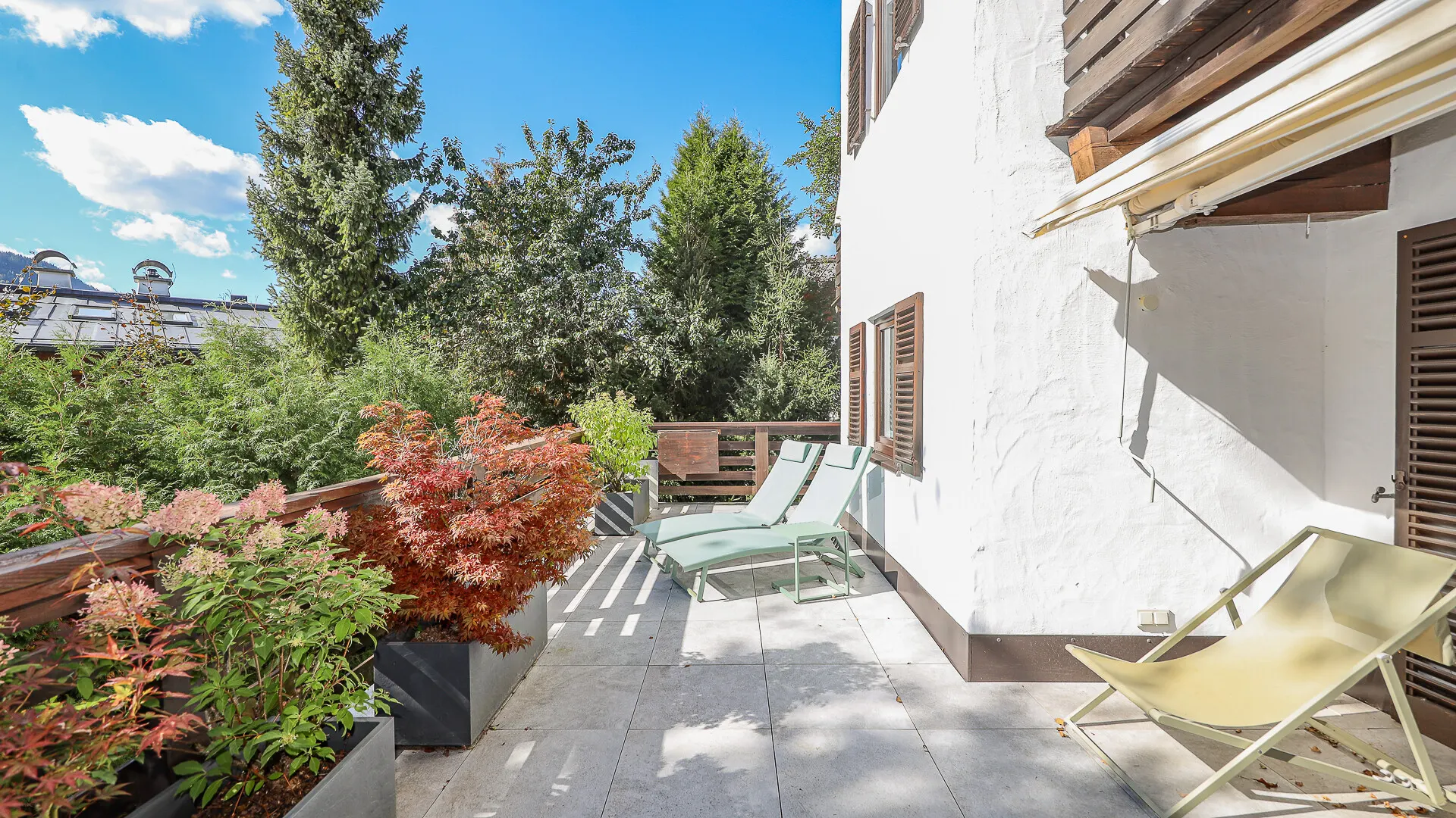 KITZIMMO-Terrassenwohnung in Toplage auf der Sonnseite - Immobilien Kitzbühel.