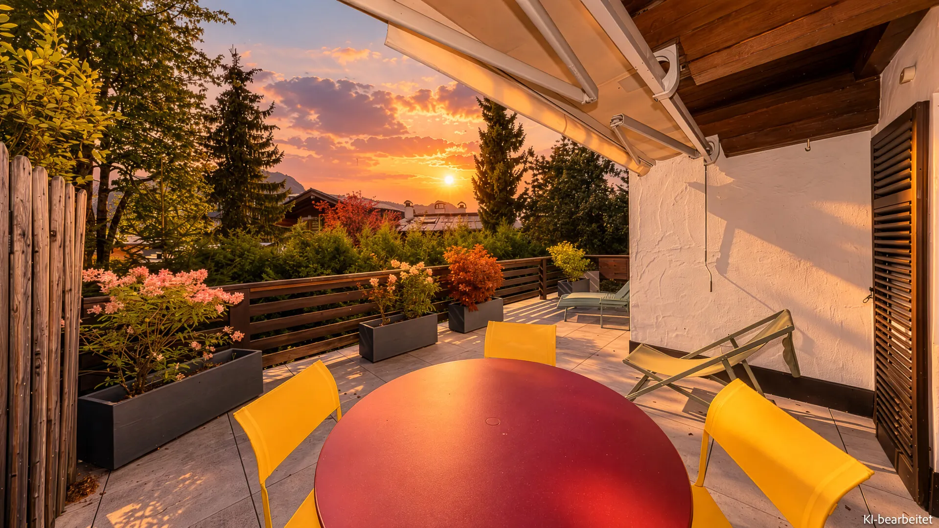 KITZIMMO-Terrassenwohnung in Toplage auf der Sonnseite - Immobilien Kitzbühel.