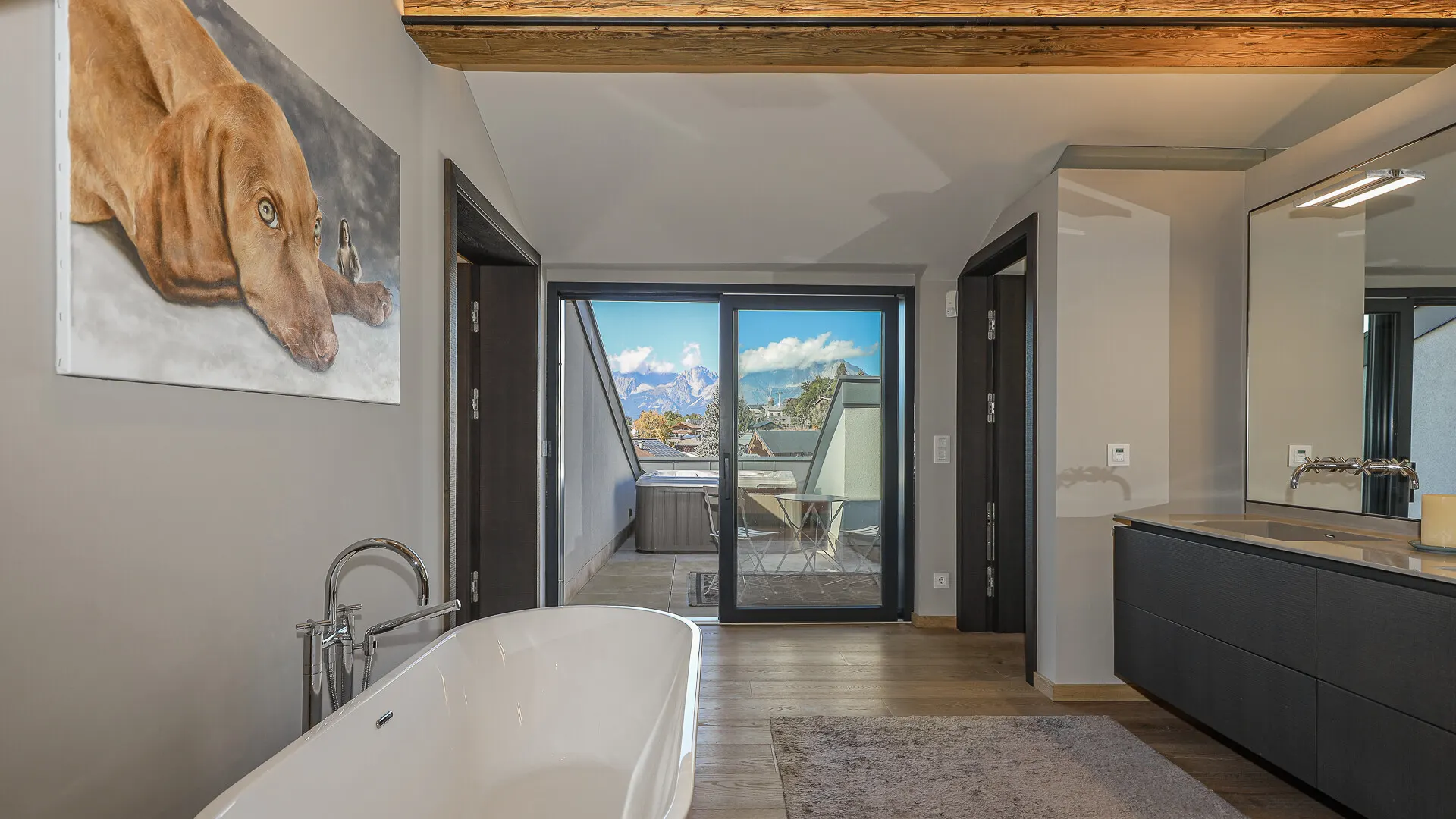 KITZIMMO-Prime Living – Exklusive Villa mit Pool & Panoramablick in Toplage - Immobilien Kitzbühel.