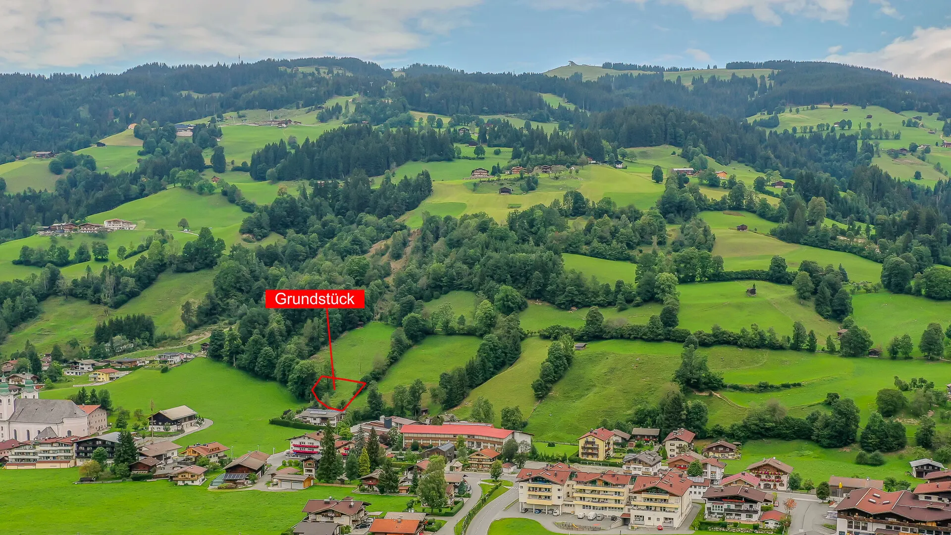 KITZIMMO-Baugrundstück in guter Lage allerdings ohne Zufahrt - Immobilien Brixen.