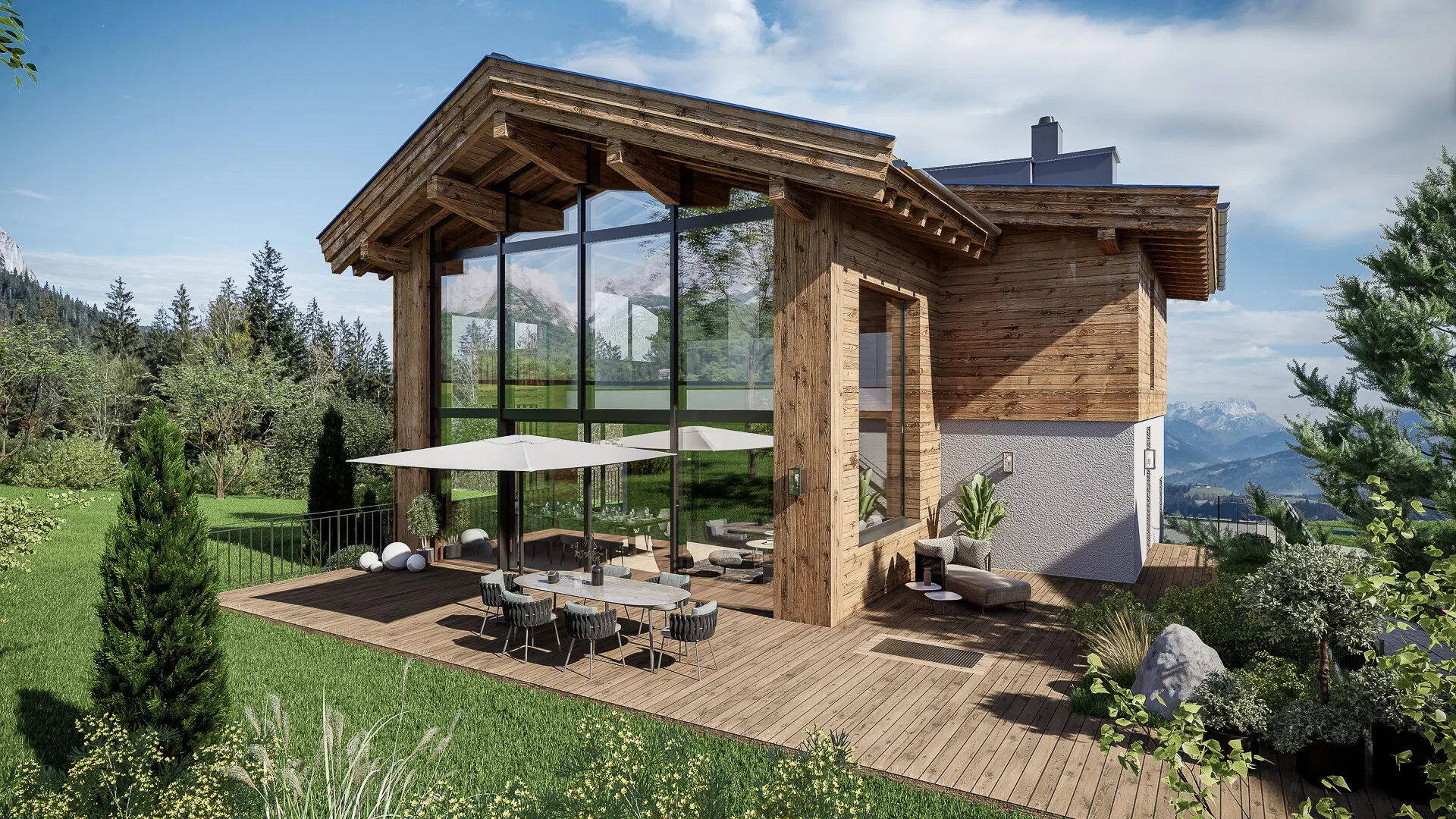 KITZIMMO-Luxus-Neubauchalet mit touristischer Widmung - Immobilien Going.