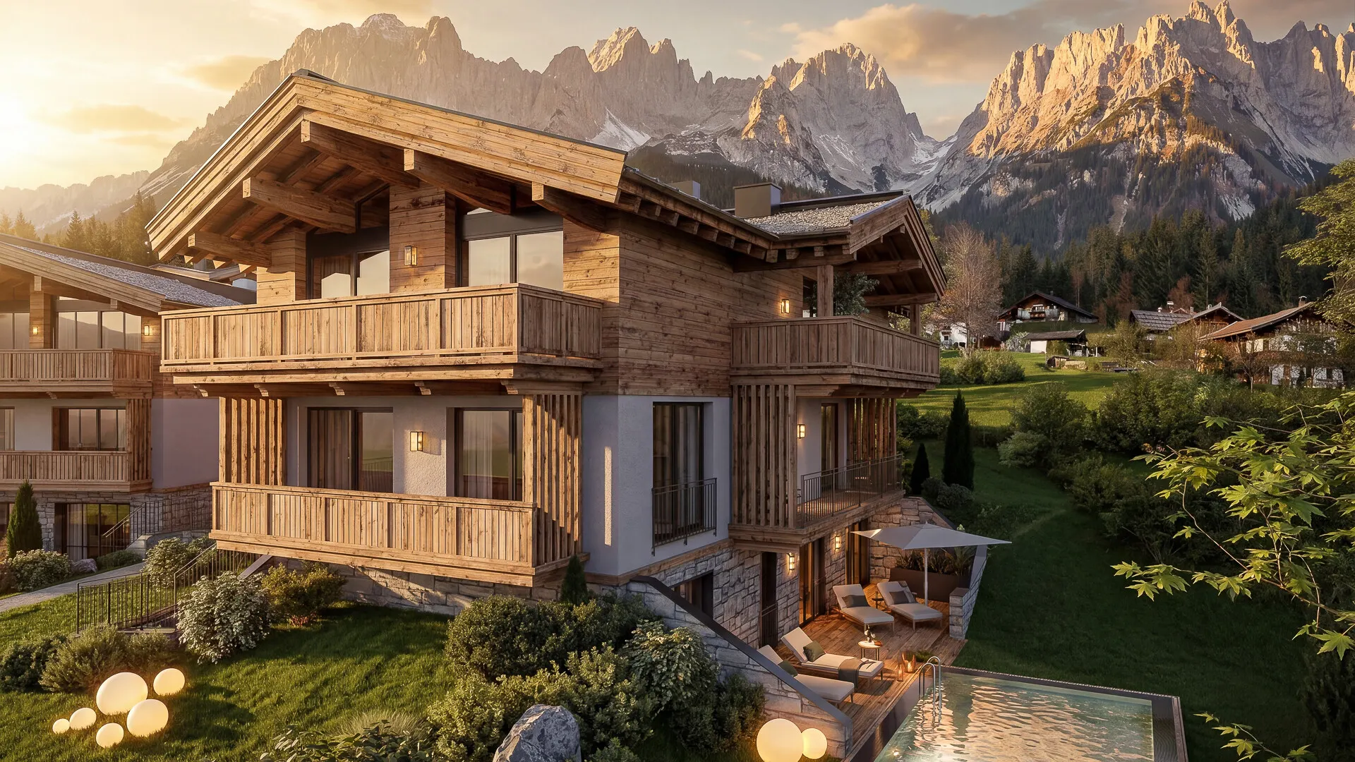 KITZIMMO-Luxus-Neubauchalet mit touristischer Widmung - Immobilien Going.