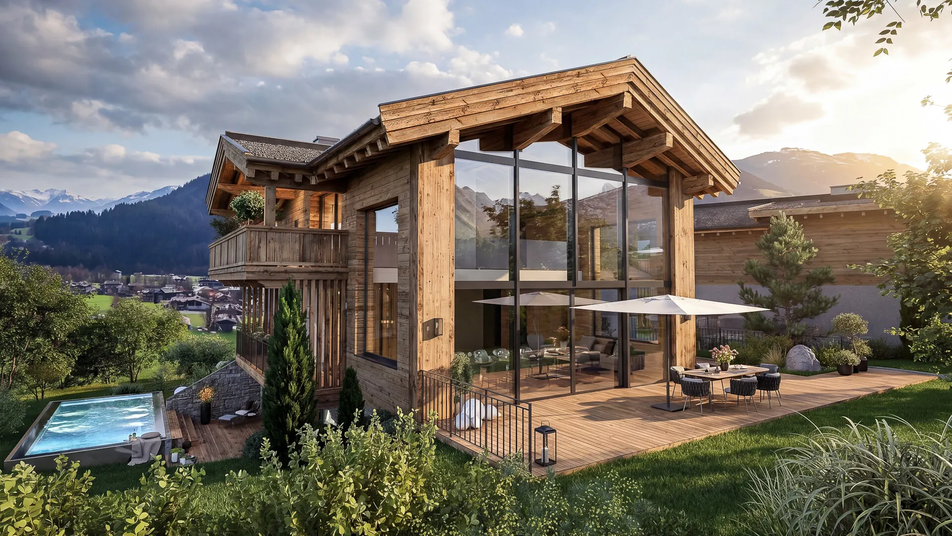 KITZIMMO-Luxus-Neubauchalet mit touristischer Widmung - Immobilien Going.