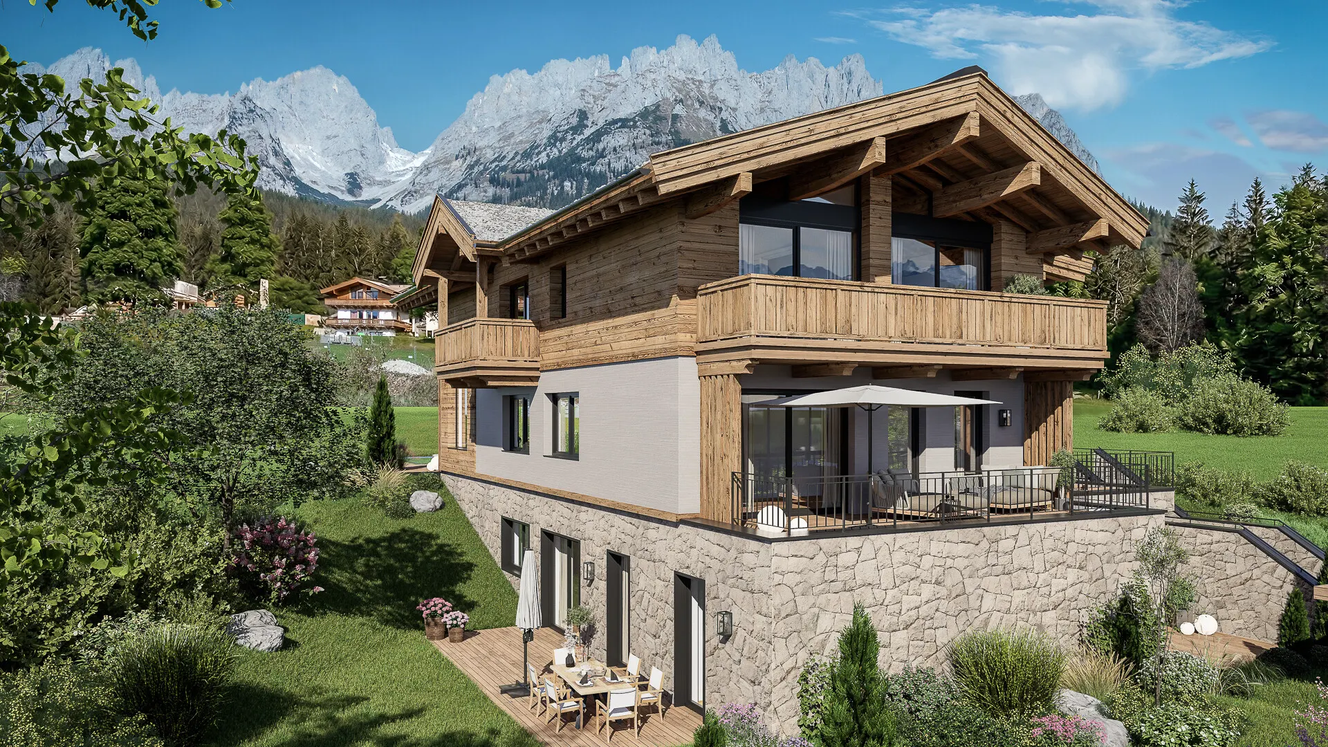 KITZIMMO-Luxus-Neubauchalet mit touristischer Widmung - Immobilien Going.