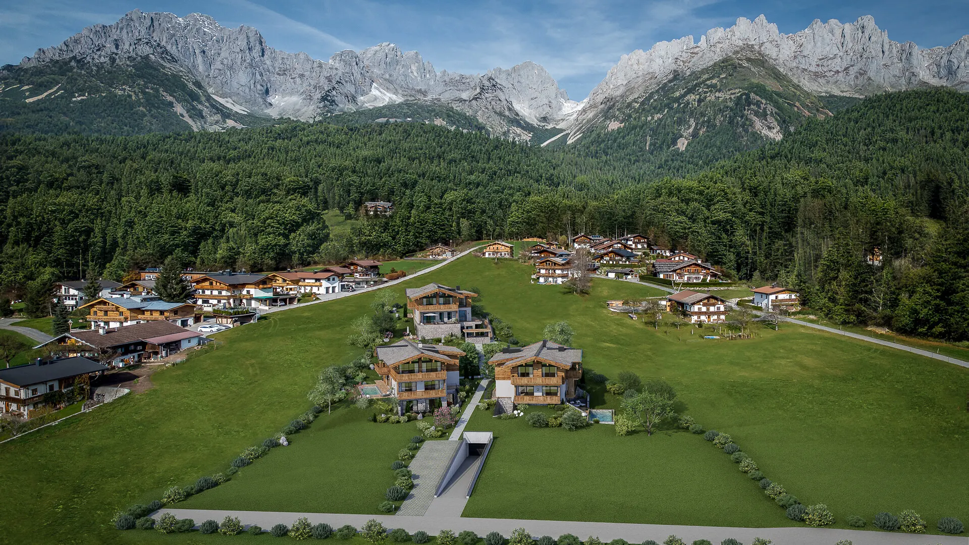 KITZIMMO-Luxus-Neubauchalet mit touristischer Widmung - Immobilien Going.