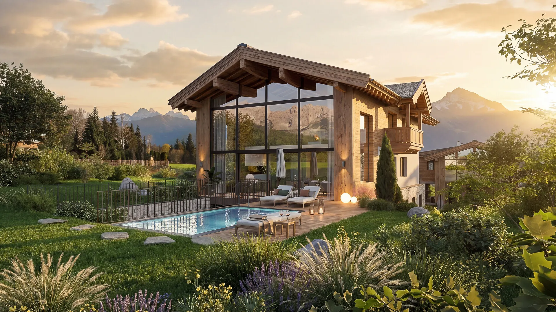 KITZIMMO-Luxus-Neubauchalet mit touristischer Widmung - Immobilien Going.