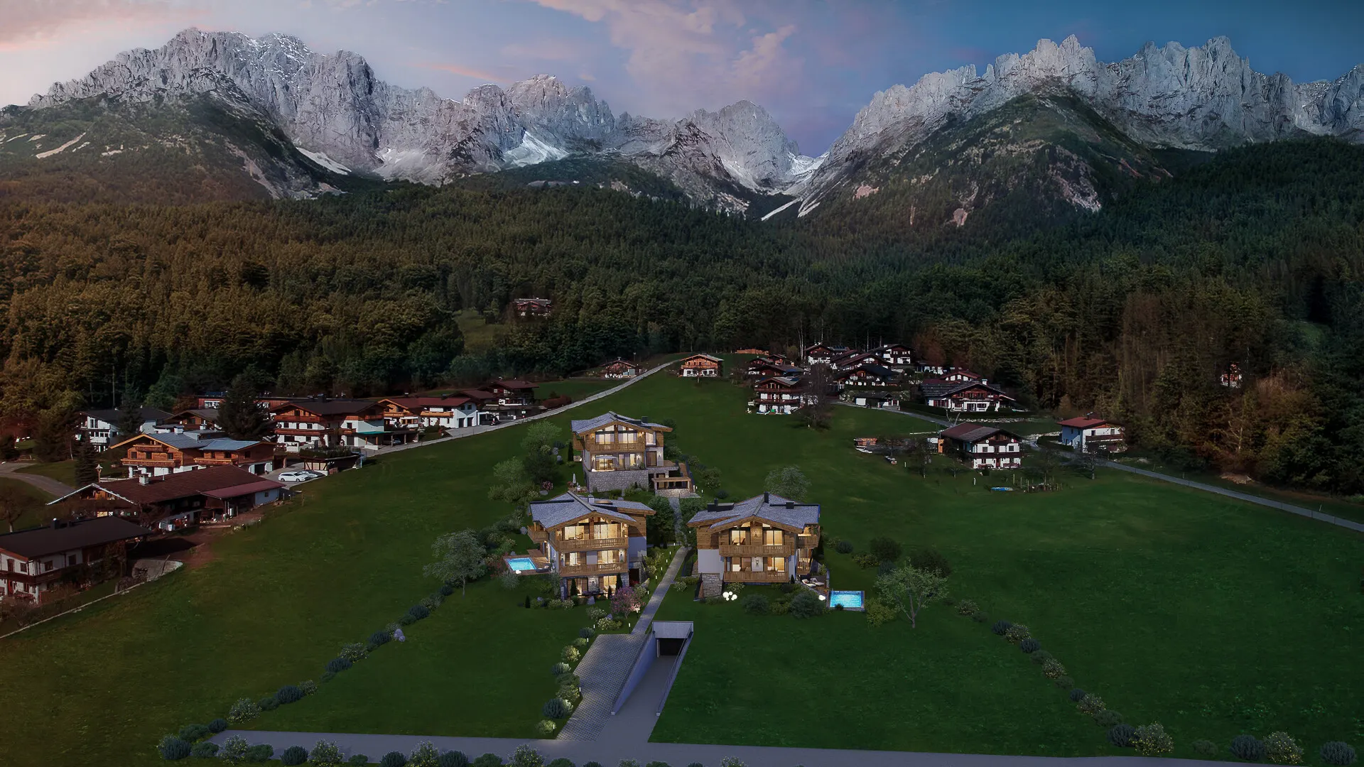 KITZIMMO-Luxus-Neubauchalet mit touristischer Widmung - Immobilien Going.