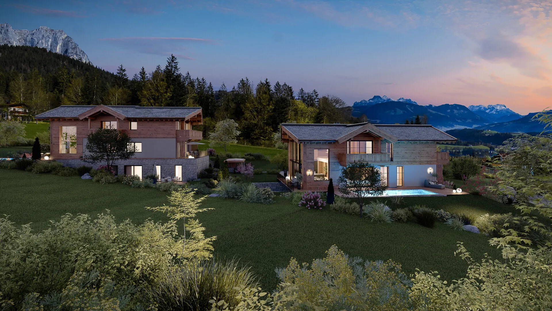 KITZIMMO-Luxus-Neubauchalet mit touristischer Widmung - Immobilien Going.