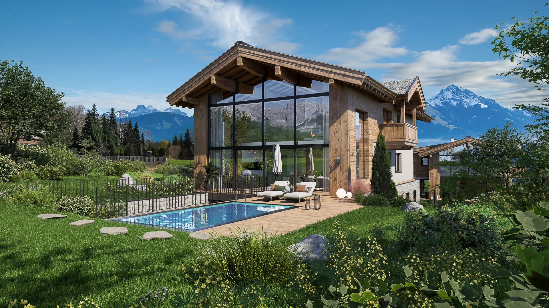 KITZIMMO-Luxus-Neubauchalet mit touristischer Widmung - Immobilien Going.