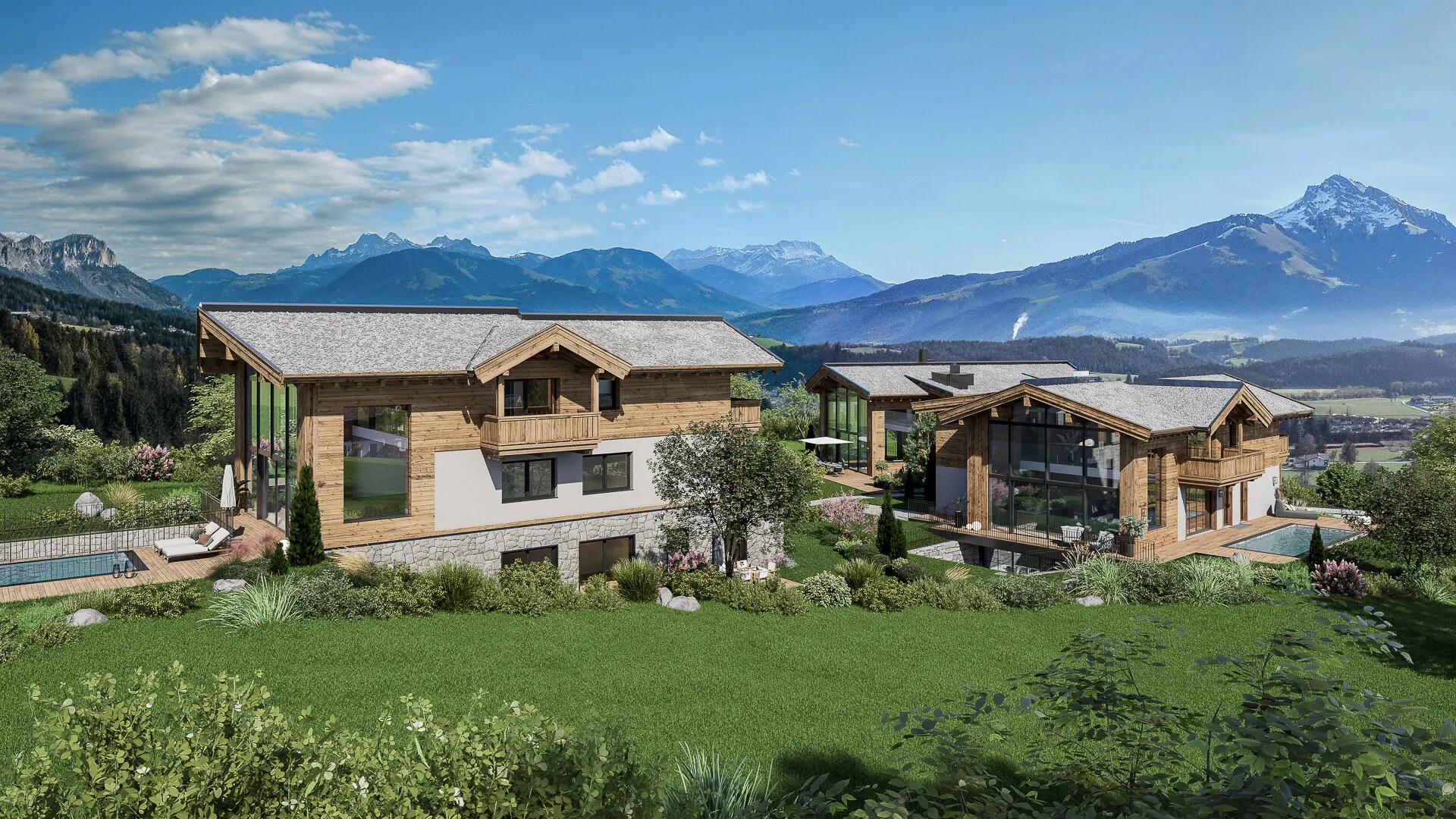 KITZIMMO-Luxus-Neubauchalet mit touristischer Widmung - Immobilien Going.