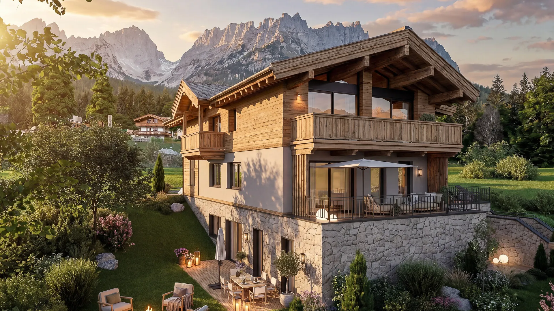 KITZIMMO-Luxus-Neubauchalet mit touristischer Widmung - Immobilien Going.