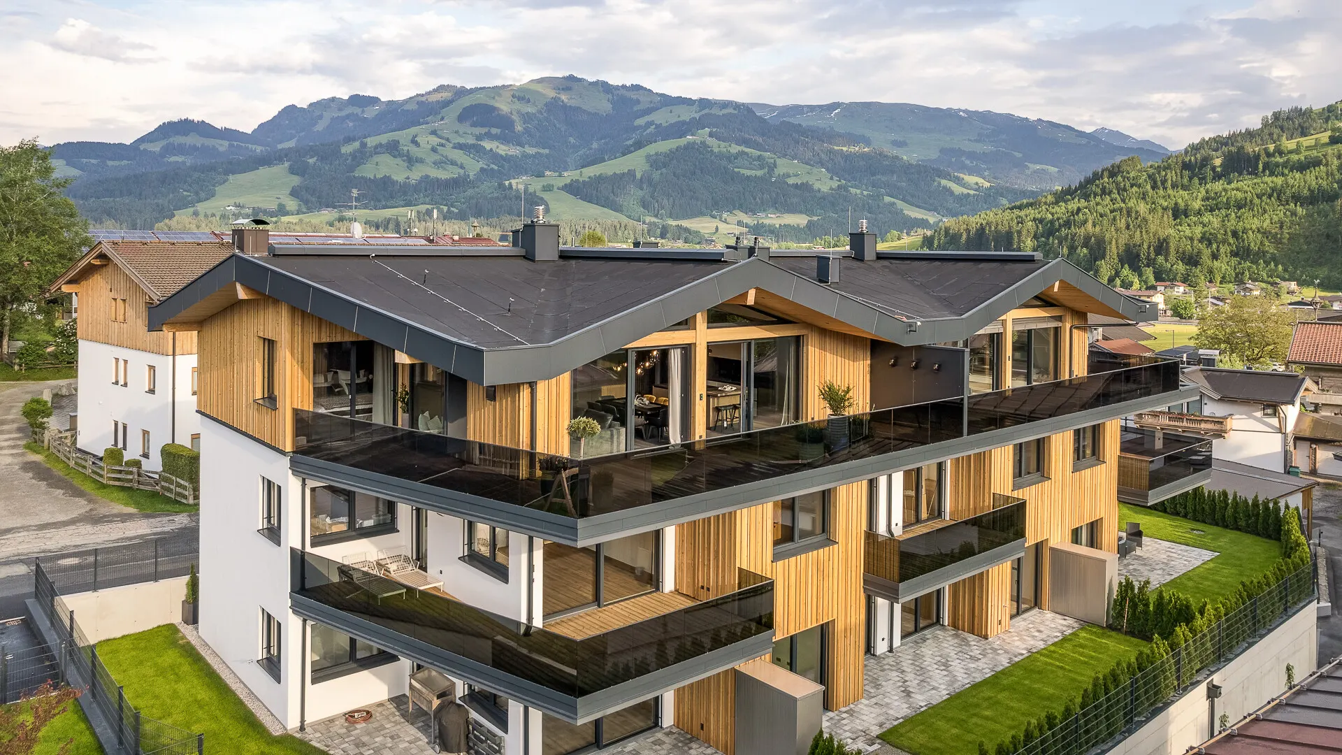 KITZIMMO-Terrassenwohnung in exklusivem Neubau am Fuße des Sonnbergs - Immobilien Kirchberg.