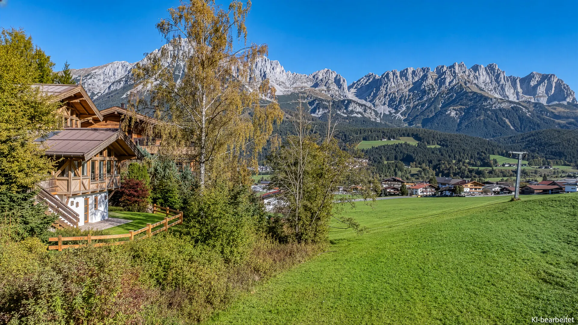 KITZIMMO-Exklusives Ski in / Ski out Chalet mit Kaiserblick - Immobilien Ellmau.