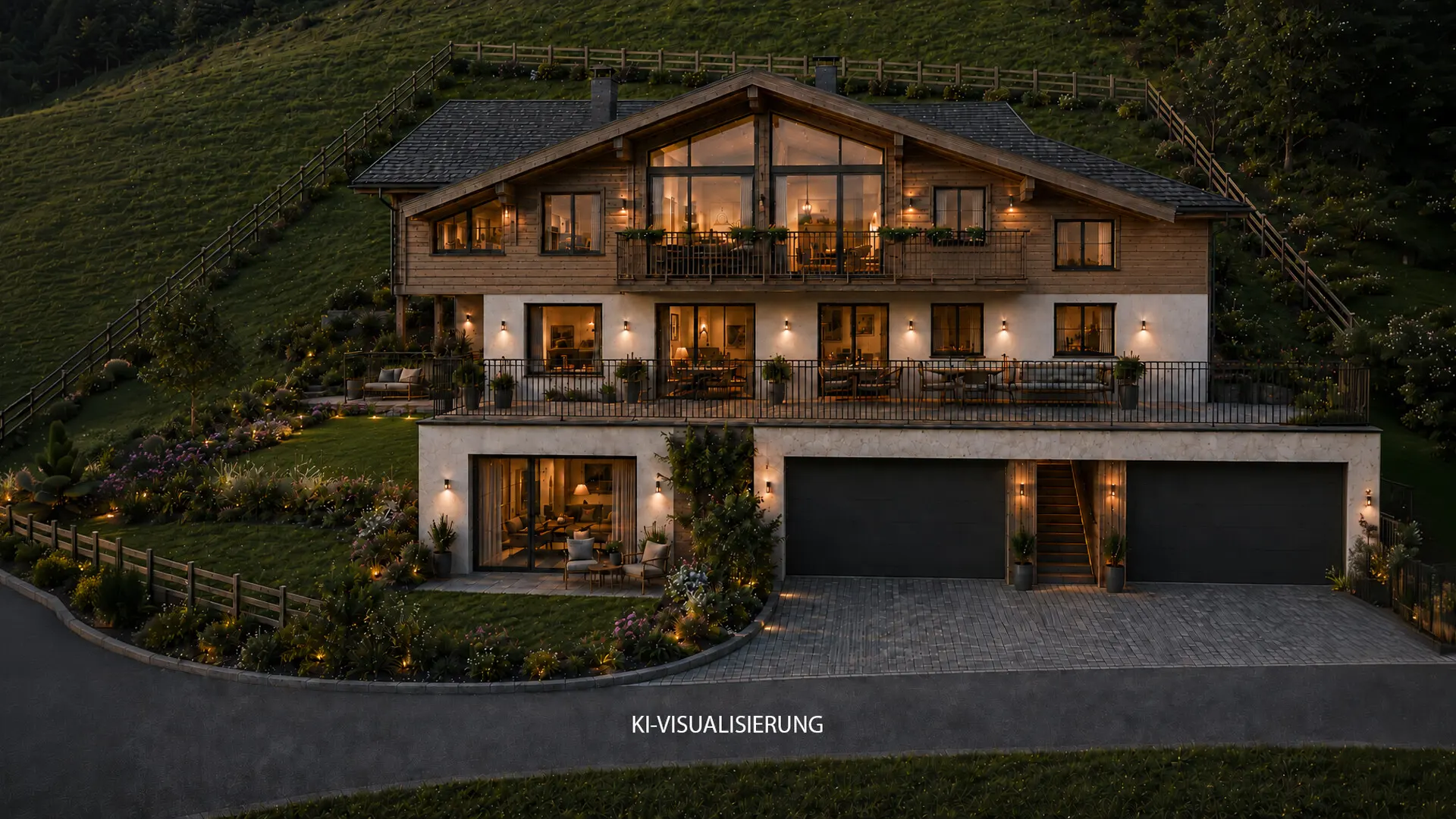 KITZIMMO-Landhaus mit Weitblick in sonniger Ruhelage - Immobilien Kirchberg kaufen.