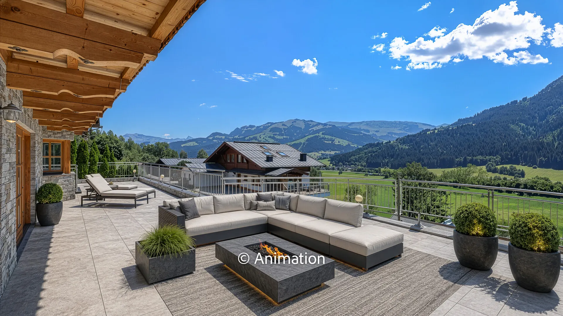 KITZIMMO-Landhaus mit Weitblick in sonniger Ruhelage - Immobilien Kirchberg kaufen.