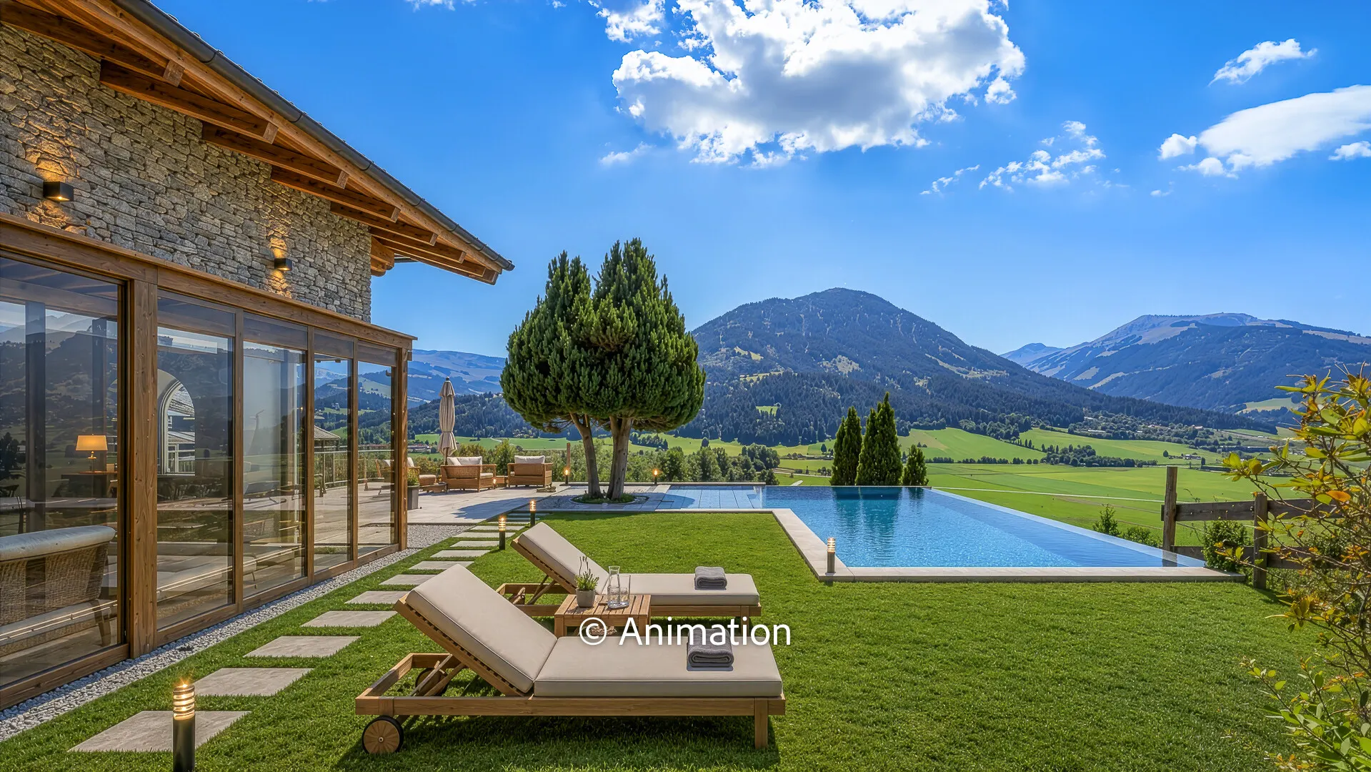 KITZIMMO-Landhaus mit Weitblick in sonniger Ruhelage - Immobilien Kirchberg kaufen.