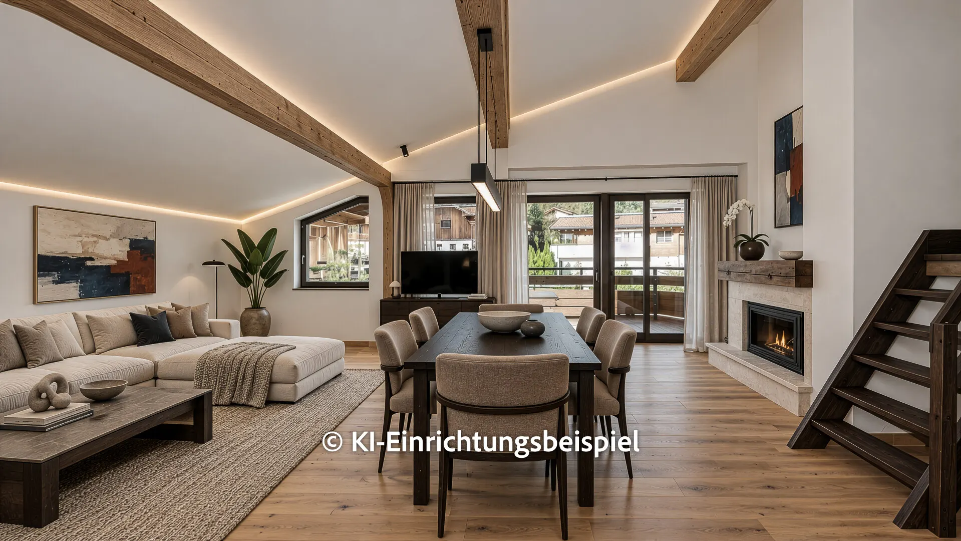 KITZIMMO-Dachgeschosswohnung mit schönem Ausblick kaufen - Immobilien Jochberg.