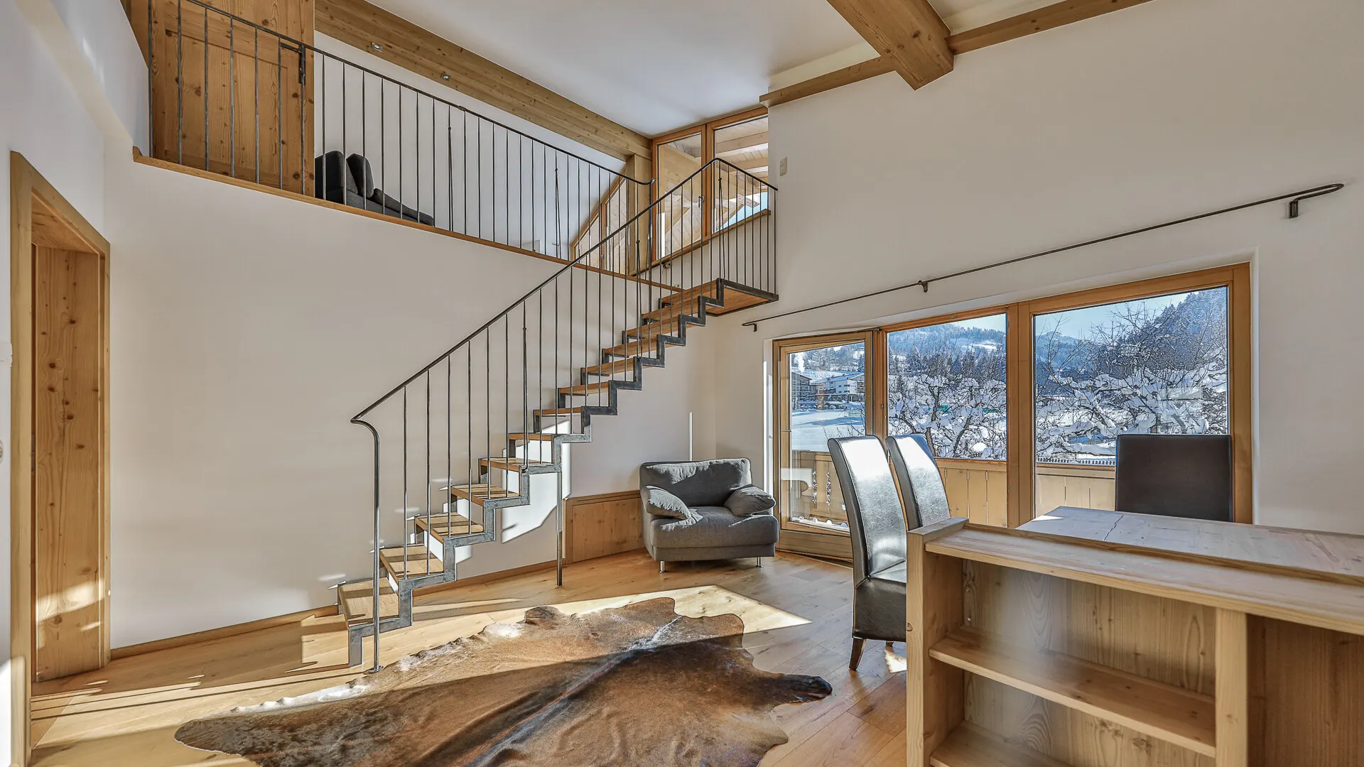 KITZIMMO-hochwertige Dachgeschoss - Maisonette auf der Bichlalm mieten - Immobilien Kitzbühel.